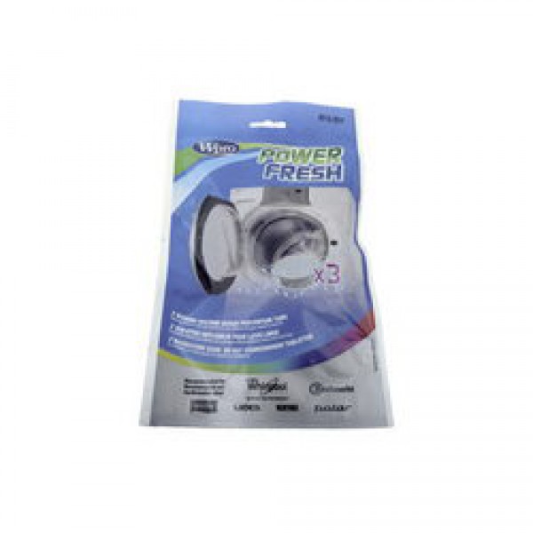 Таблетки для видалення поганого запаху AFR300 з пральної машини Wpro-Whirlpool 480181700998