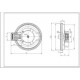 Конфорка 346971000001 для електроплити Nord D=145mm 1000W