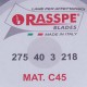 Ніж для слайсера Rasspe 3275.00 D D=275mm (275x218x40x3mm)