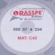 Ніж для слайсера Rasspe 3300.04 E4 D=300mm (300x254x57x4mm)