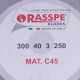 Ніж для слайсера Rasspe 3300.07 E7 D=300mm (300x250x40x3mm)