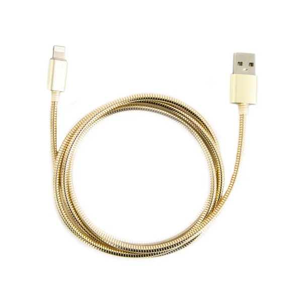 Кабель USB Amg Lightning 51510 1 м золотистий