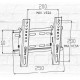 Кронштейн з нахилом Electriclight КБ-61-МУ-White