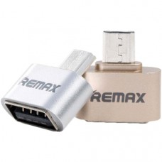 Перехідник RA-USB OTG(F) to microUSB(M) Gold Remax 340902