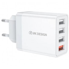 Зарядний пристрій USB WK WP-U125-White білий