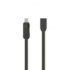 Combo 3-in-1 кабель Lightning/microUSB/Type-C USB, 1м tarnish Gplex RC-070th Remax 370101
