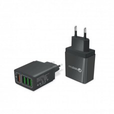 Мережевий зарядний пристрій XoKo 4 USB 6.2A QC-405
