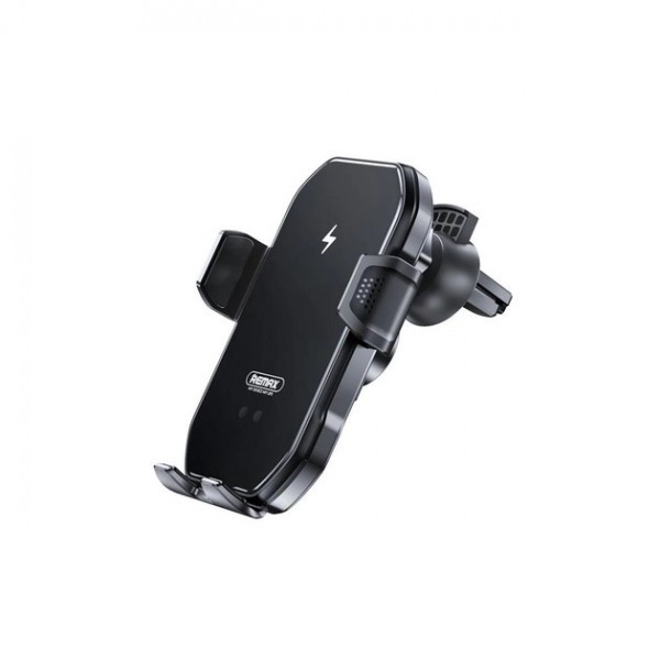 Автомобільний тримач для телефону з бездротовою зарядкою Remax Tinsm RM-C61-black
