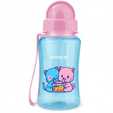 Пляшка для води дитяча Kite Cats K23-399-1 350 мл рожева