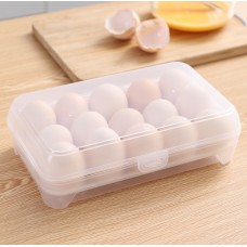 Контейнер-органайзер для зберігання яєць на 15 осередків 14407 15х24 см прозорий