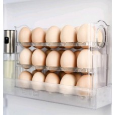 Контейнер-органайзер для зберігання яєць 3-х ярусний Stenson R-30902 26х20х10 см