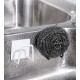 Гачок-підставка під мочалку для кухонної раковини 5914 4,5х4,5х3 см білий
