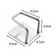 Гачок-підставка під мочалку для кухонної раковини 5916 4,5х4,5х3 см сріблястий