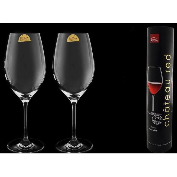Набір келихів для вина Rona Chateau set 6558-0-540 540 мл 2 шт