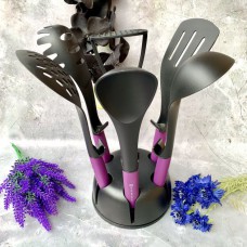 Набір кухонних речей Edenberg EB-3607-Violet 7 предметів фіолетовий