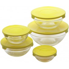 Набір контейнерів харчових Frico FRU-432-Yellow 10 предметів жовтий