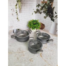 Набір посуду OMS 3027-Grey 6 предметів сірий