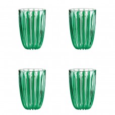 Набір високих склянок Guzzini Dolcevita 12390069 470 мл 4 шт зелений