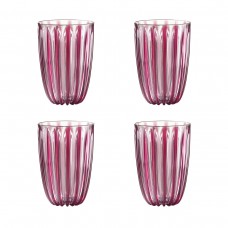 Набір високих склянок Guzzini Dolcevita 12390077 470 мл 4 шт рожевий