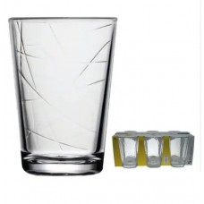 Набір високих склянок Pasabahce Mizu PS-52590-6 205 мл 6 шт