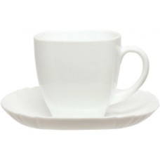 Сервіз чайний Luminarc Carine White Q0881 12 предметів (блюдце Lotusia)