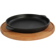 Сковорода чавунна з підставкою Brizoll Horeca H1625-DK 16 см