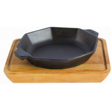Сковорода чавунна з підставкою Brizoll Horeca H8-1425-D 14 см