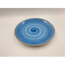 Тарілка десертна TULU spiral-blue-20 20 см блакитна