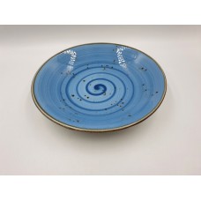 Тарілка супова TULU spiral-blue-21 21 см блакитна