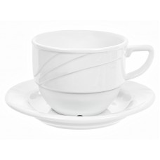 Чашка з блюдцем кавова Kutahya Porselen Didim 39-095 100 мл 2 предмети