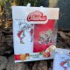 Набір кухонних рушників махрових Туреччина Новий рік Дід мороз Пінгвін 5619 30х50 см 2 шт