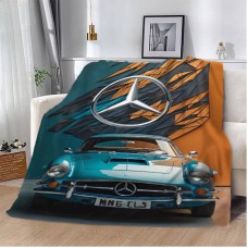 Плед 3D Mercedes-Benz 2678_B 12644 135х160 см
