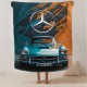 Плед 3D Mercedes-Benz 2678_B 12644 135х160 см