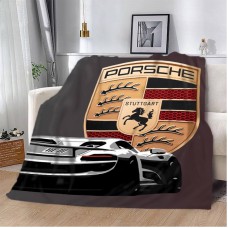 Плед 3D Porsche 2596_B 12424 135х160 см
