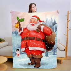 Плед 3D новорічний Санта Клаус 3082_A 13833 160х200 см