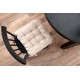 Подушка на стілець квадратна Ardesto Oliver ART-02-OB 40х40 см бежева