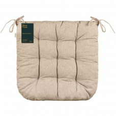 Подушка на стілець квадратная Ardesto Oliver ART-02-OR 40х40 см шоколадна
