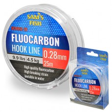 Лісочка рибальська Sams Fish Fluocarbon SF-24152-28 0.28 мм 4.5 кг 10 шт/уп