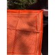 Бандана з візерунком Горошок 10552 55х55 см оранжева