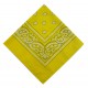 Бандана з візерунком Класик 10379 55х55 см жовта