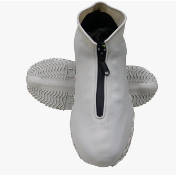 Дощовик чохол з блискавкою для взуття 11662 S 28-32 р світло-сірий