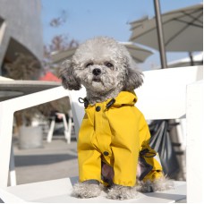 Дощовик-комбінезон для собак 11515 S жовтий
