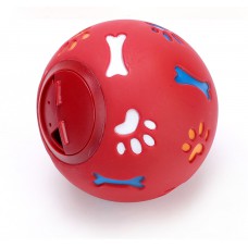 Іграшка-годівниця для тварин М'ячик 11091 7.5 см червона