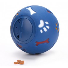 Іграшка-годівниця для тварин М'ячик 11092 11 см синя