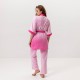 Комплект жіночий з плюшевого велюру штани та халат Victoria's Secret Pink 3432_M 16012 M