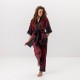 Комплект жіночий із плюшевого велюру штани та халат Червона Змія 3428_L 15997 L