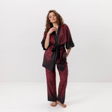 Комплект жіночий з плюшевого велюру штани та халат Червона Змія 3428_M 15996 M