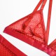 Комплект жіночої нижньої білизни 14148 XS червоний