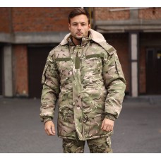 Куртка-бушлат військова чоловіча тактична ЗСУ Мультикам 8586 50 розмір
