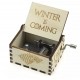 Музична скринька вінтажна Гра Престолів Winter Coming 5325 біла